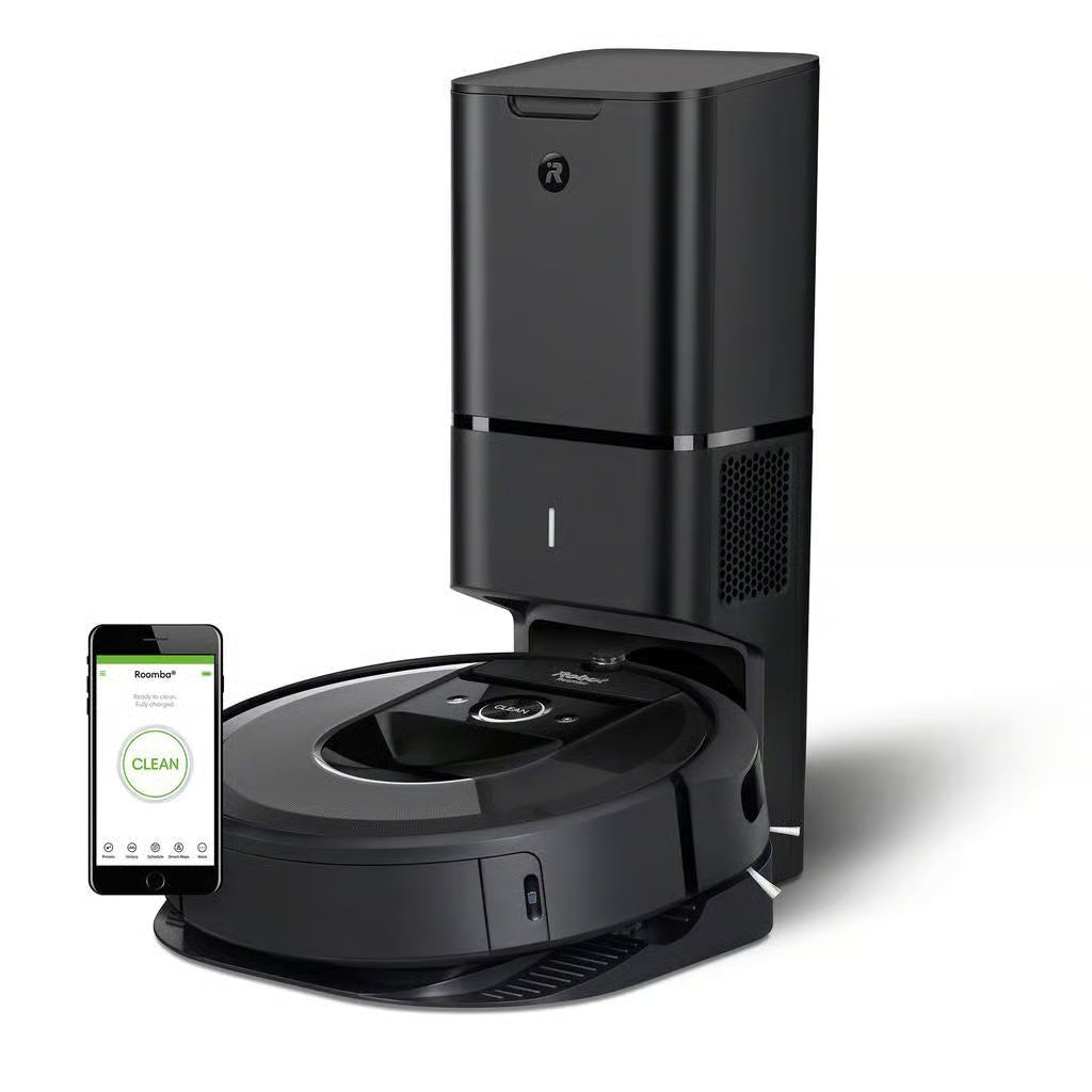 Robôs aspiradores irobot roomba i7+ i755840 (recondicionados por especialistas) – Eletrodomésticos práticos e eficientes