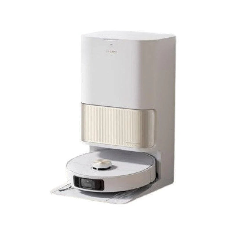 Robô aspirador e esfregona Dreame L40 Ultra com esvaziamento automático branco/dourado – Eletrodomésticos práticos e eficientes