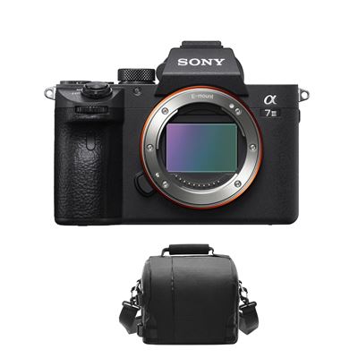 Corpo da Sony A7 III + Bolsa Preta