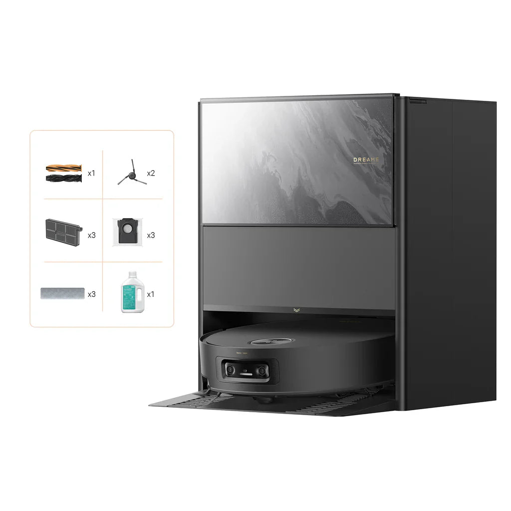 Aspirador robô Dreame Aqua10 Ultra Track Complete preto: um eletrodoméstico prático e de alto desempenho.