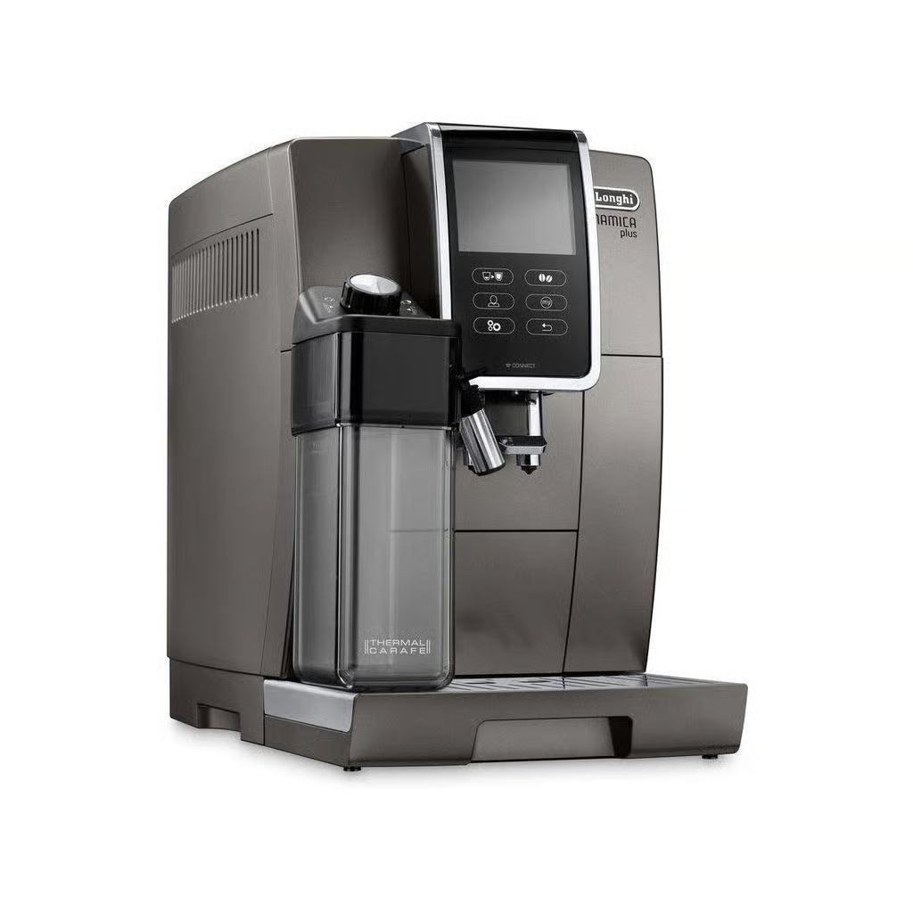 Máquinas de café expresso com moedor DeLonghi Dinamica FEB3795.T 1,8000L - Preto/Cinzento (Recondicionadas por peritos)