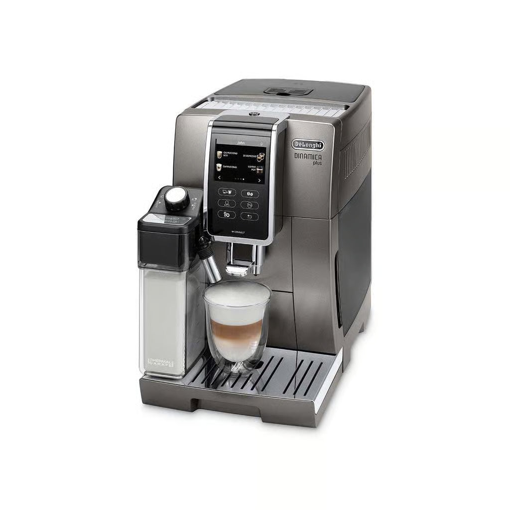 Máquinas de café expresso com moedor DeLonghi Dinamica FEB3795.T 1,8000L - Preto/Cinzento (Recondicionadas por peritos)