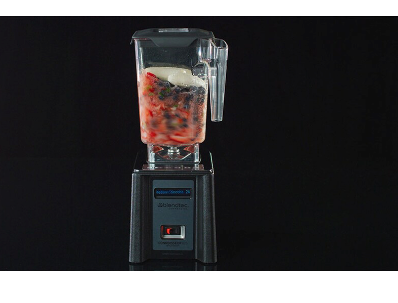 BLENDTEC - C825D46E-EU - Liquidificador Profissional SPACESAVER 825 com 1 Jarro FOURSIDE com tampa ventilada (1800 W) - (3,8 HP)
