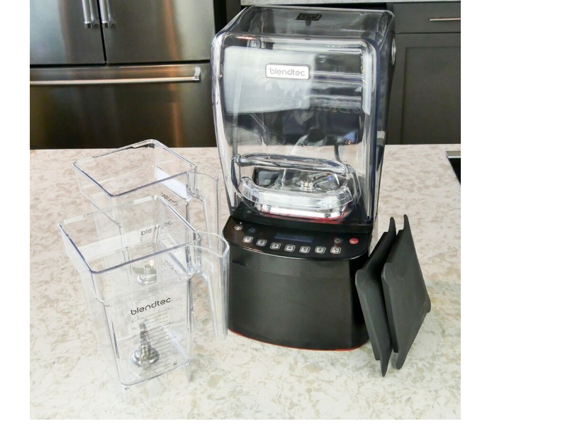 BLENDTEC - S885D2101-EUB1GB1A - Liquidificador STEALTH 885 com 2 Jarros FOURSIDE com tampa plana macia (1800 W) - (3,8 HP)