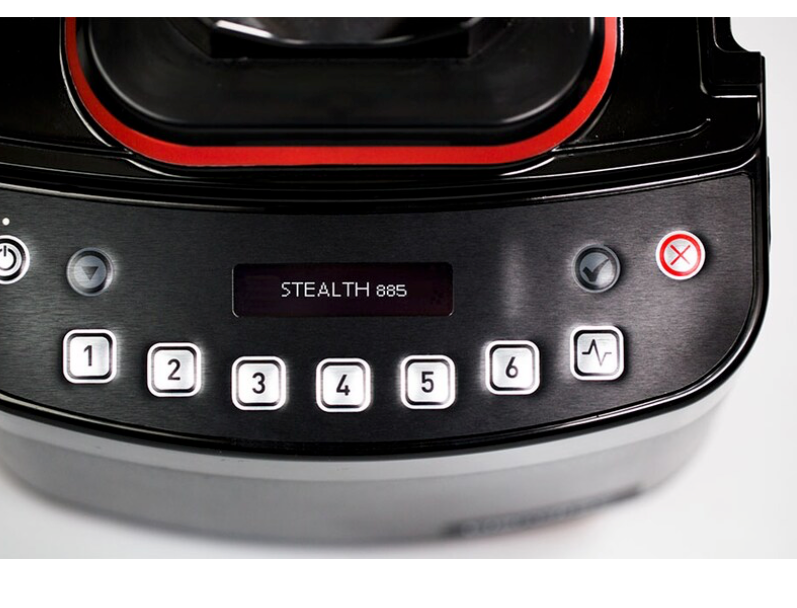 BLENDTEC - S885D2101-EUB1GB1A - Liquidificador STEALTH 885 com 2 Jarros FOURSIDE com tampa plana macia (1800 W) - (3,8 HP)