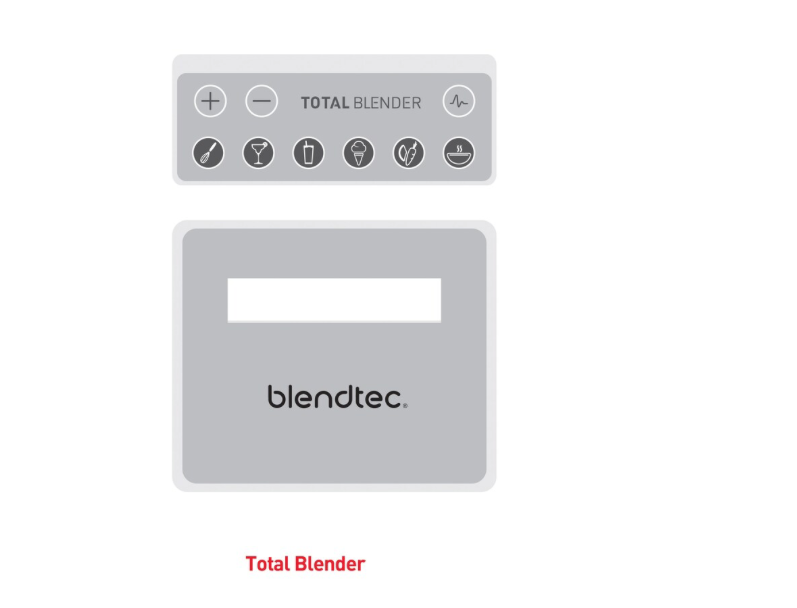 Liquidificadora BLENDTEC Total Blender Vermelha