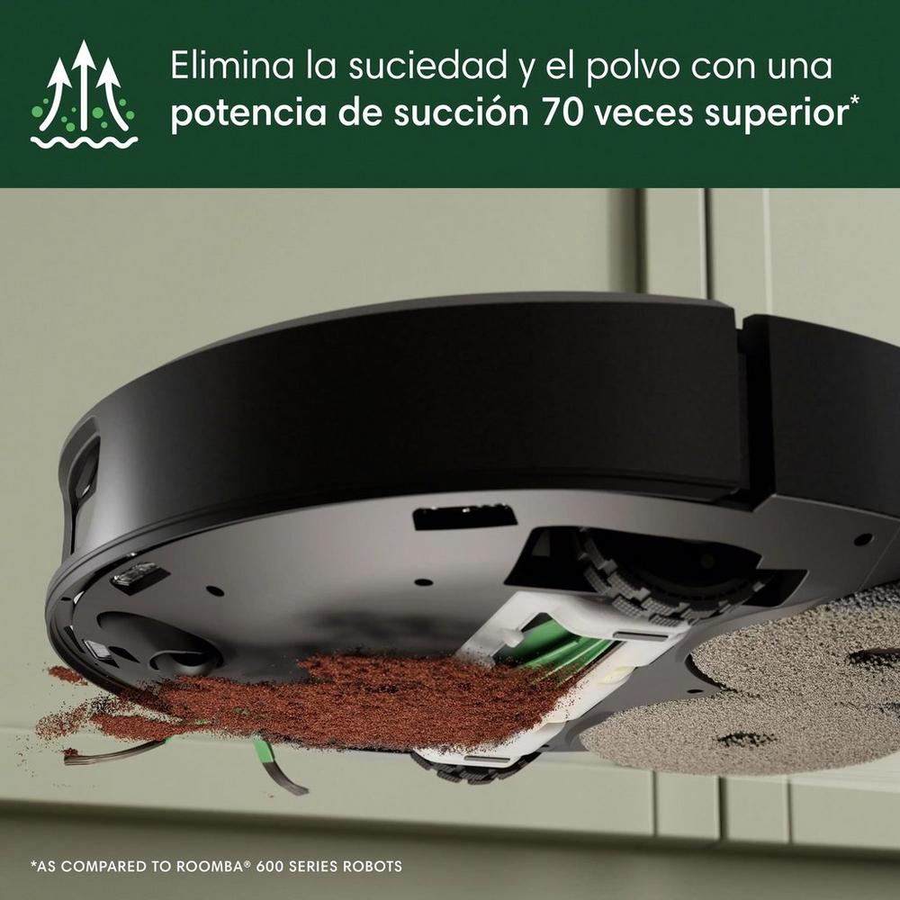 Robot roomba® plus 505 combo com base autowash™ - preto – Eletrodomésticos práticos e eficientes