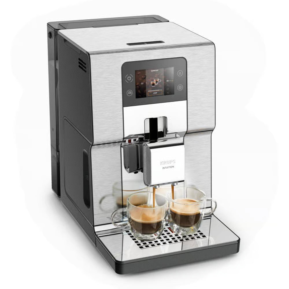 Máquinas de café expresso com moinho Krups YY5058FD L - cinzento ( recondicionado por profissionais )