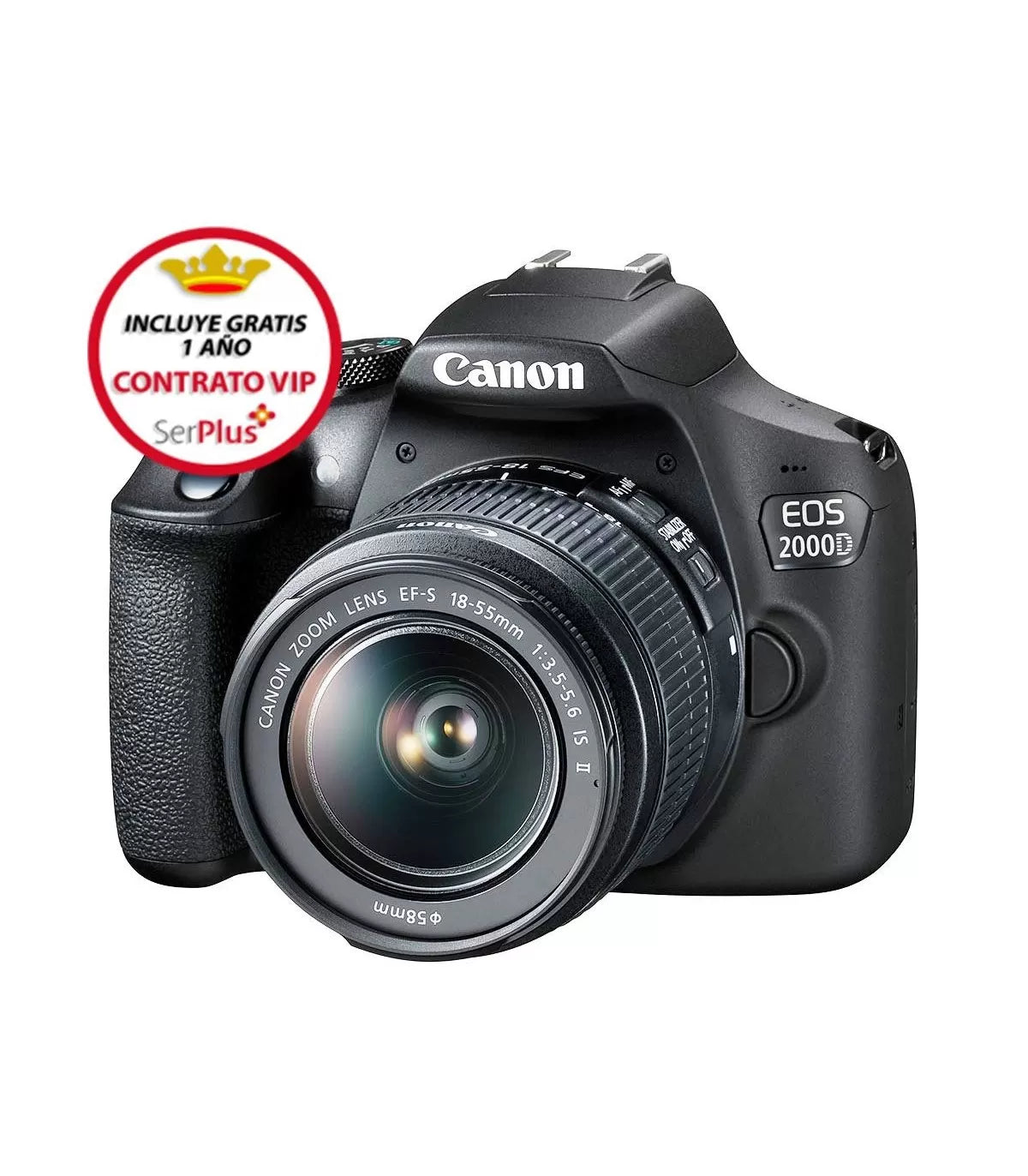 CANON EOS 2000D + 18-55MM F3.5-5.6 IS II