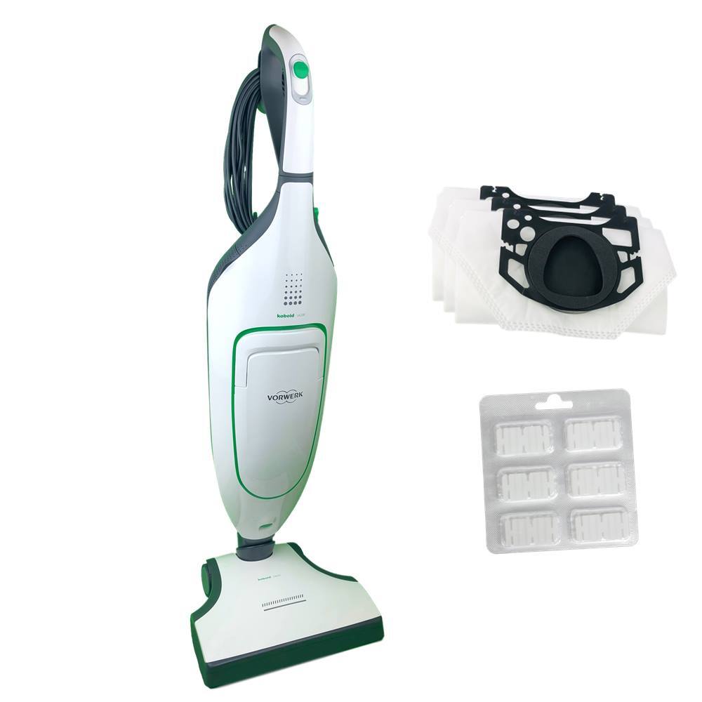 Vorwerk Kobold VK 200 com EB 400, 6 sacos de aspirador. (recondicionado por especialistas) – eletrodoméstico prático e eficiente