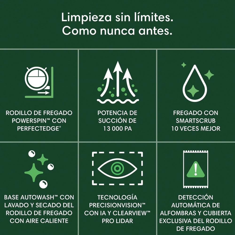 Robot Roomba® Combo Max 705 com Base AutoWash™ – Preto – Eletrodomésticos práticos e eficientes